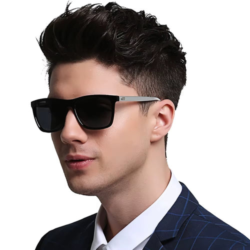 Luxury Square Polarized Sunglasses Men Driving Blue Mirror Lens Classic Unisex Sun Glasses 2026 Trends Women Shades