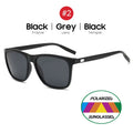 Luxury Square Polarized Sunglasses Men Driving Blue Mirror Lens Classic Unisex Sun Glasses 2026 Trends Women Shades